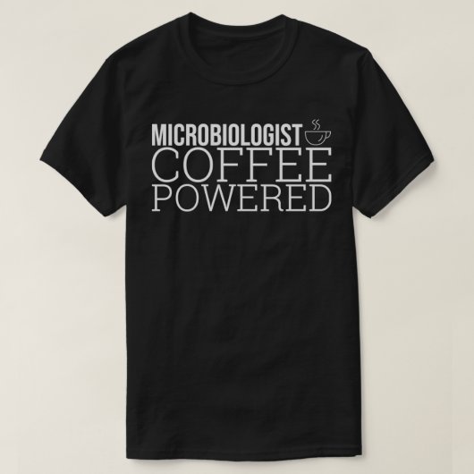 QuotMicrobiologe Coffee Microbiology 7 T-Shirt (Design vorne)