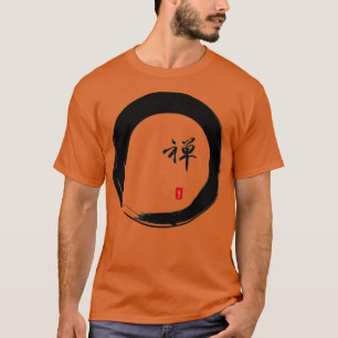 QuotZenquot-Kalligraphie-Amp Enso-Kreis T-Shirt
