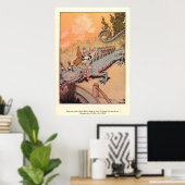 Quox fährt nach Betsy, Hank, Shaggi und anderen Poster (Heimbüro)