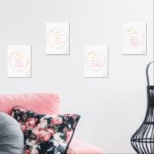 Quranic Wall Art Set - Floral Arabic Calligraphy (Wohnzimmer)