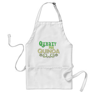 Qurazy for Quinoa © - Funny Quinoa Quote Schürze