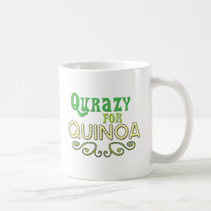 Qurazy für Quinoa © - Lustiger Quinoa-Slogan Kaffeetasse