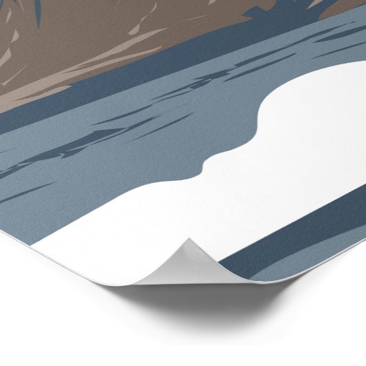 Quttinirpaq Nationalpark Canda Vintag Poster (Ecke)