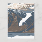 Quttinirpaq Nationalpark Canda Vintag Postkarte (Vorderseite)