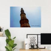 Qutub Minar Poster (Heimbüro)
