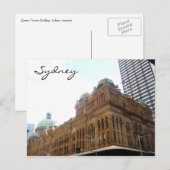 qv bldg sydney postkarte (Vorne/Hinten)