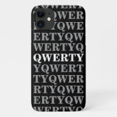 QWERTY iPhone 11 Fall Case-Mate iPhone Hülle (Rückseite)