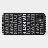 QWERTY iPhone 11 Fall Case-Mate iPhone Hülle (Rückseite (Horizontal))