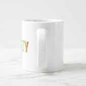 QWERTY Jumbo-Tasse (Rückseite)