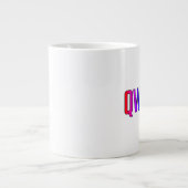 QWERTY Jumbo-Tasse (Vorderseite)