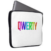 QWERTY LAPTOPSCHUTZHÜLLE (Vorne Rechts)