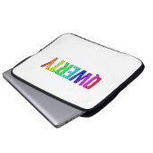 QWERTY LAPTOPSCHUTZHÜLLE (Vorne Knopf)