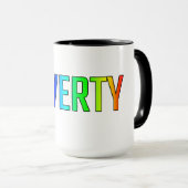 QWERTY TASSE (VorderseiteRechts)