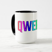 QWERTY TASSE (Vorderseite Links)