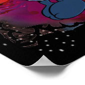 Qwiby | Kosmische Überschwemmung Poster (Ecke)