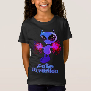 Qwiby: Niedlicher Invasion-T - Shirt