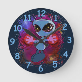 Qwiby Round Clock Runde Wanduhr