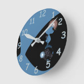Qwiby Runde Wanduhr (Winkel)