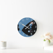 Qwiby Runde Wanduhr (Zuhause)
