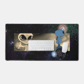 Qwiby's Sphere Rider | Kinder Schreibtischunterlage (Tastatur & Maus)