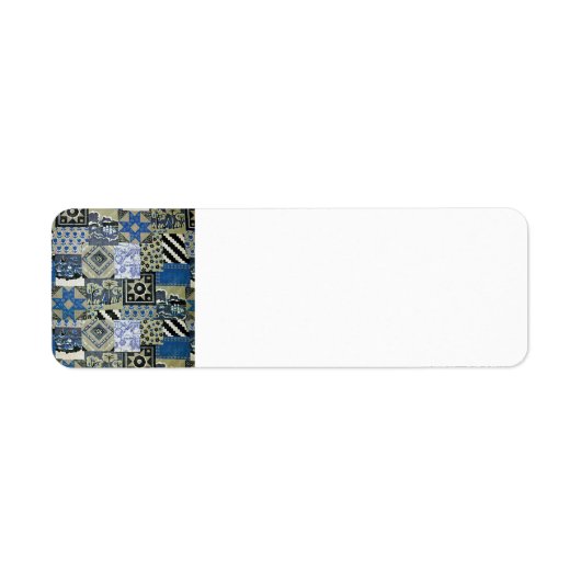QWL_BluePatchworkQuilt SCRAPBOOKING TEXTILES BLUE (Vorne)