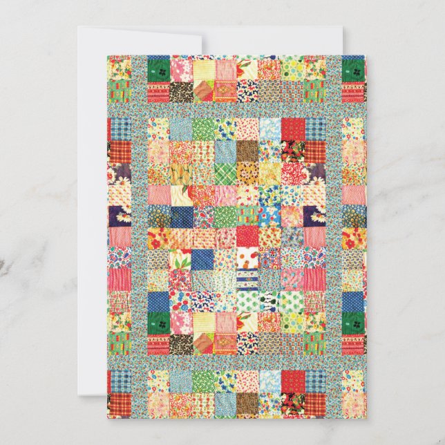 QWL Patchwork Quilt COLORFUL PATTERN BACKGROUND HO (Vorderseite)