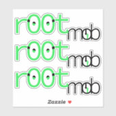 r00tmob Logo v2 Aufkleber (Blatt)