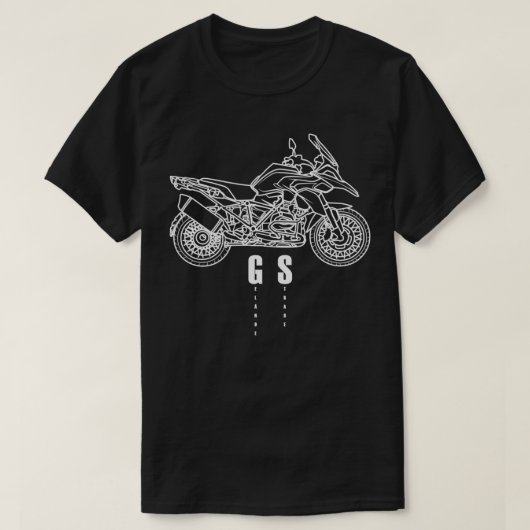 R1200GS Enduro Motorrad GS T-Shirt (Design vorne)