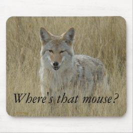 R2 Coyote in Großgras Mousepad