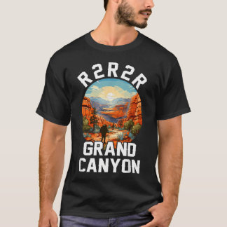R2R2R Grand-Canyon-Nationalpark Lauf Wandern T-Shirt