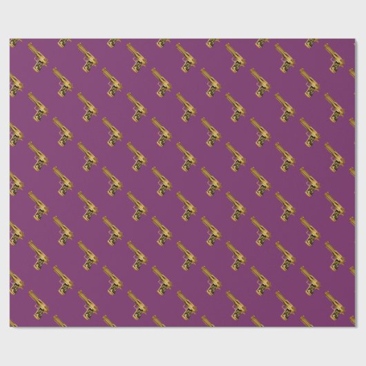 R2R Zuhälter-Gewehr-Packpapier Geschenkpapier (Flach)