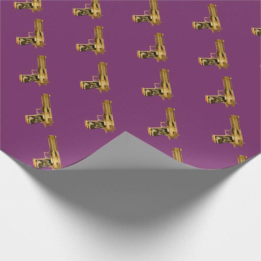 R2R Zuhälter-Gewehr-Packpapier Geschenkpapier (Ecke)