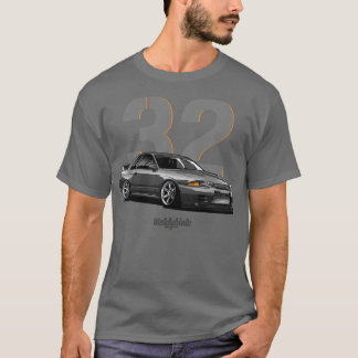 R32 GTR GrayTShirt T-Shirt