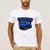 R34 Skyline GTR T-Shirt (Vorderseite)