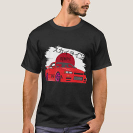 R34 Skyline Japan Style JDM Auto Kunst T-Shirt