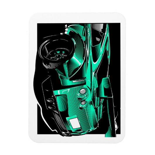 R35 GTR GREEN BEAST MAGNET (Vertikal)