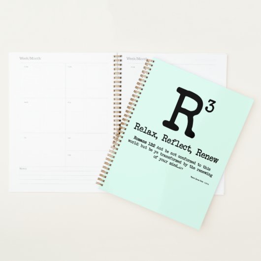R3: Entspannen, reflektieren, erneuern Planer (Anzeige)
