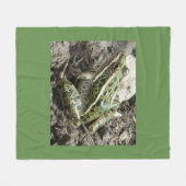 R3 Leopardfrosch Fleecedecke (Vorderseite (Horizontal))