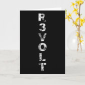 R3volt - Widerstehen - Rantiwork Karte (Gelbe Blume)