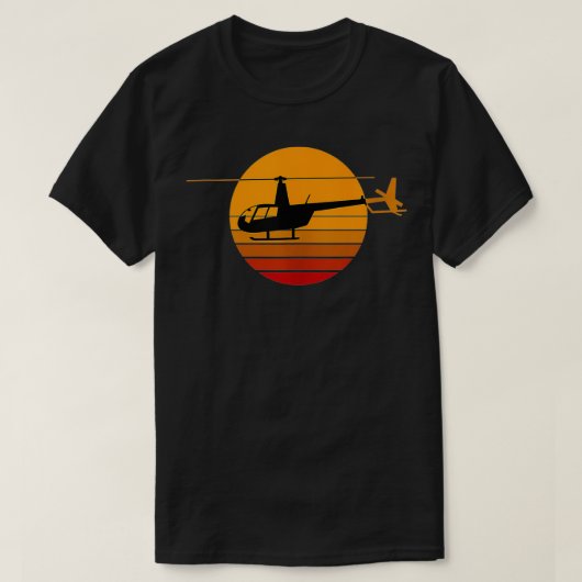 R44 Helicopter Pilot Aviation  R44 Helicopter  T-Shirt (Design vorne)