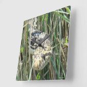 R4 Bullschlange Quadratische Wanduhr (Winkel)