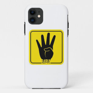 R4BIA, free Egypt, Stop Killing Inocents iPhone 11 Hülle