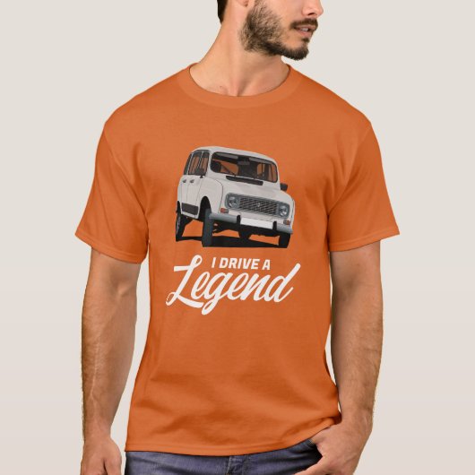 R4L - I drive a legend - in 38 colours T-Shirt (Vorderseite)
