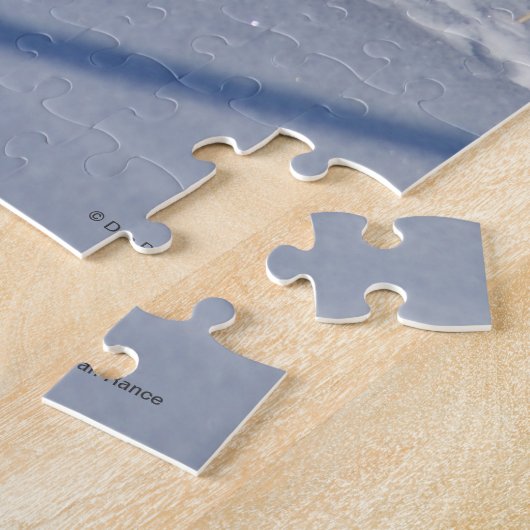 R5 Cottontail Kaninchen im Schnee Puzzle (Seite)