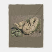 R6 Prairie Rattlesnake Fleecedecke (Vorderseite)