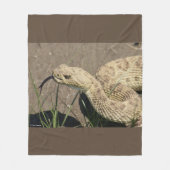 R6 Prairie Rattlesnake Fleecedecke (Vorderseite)