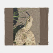 R6 Prairie Rattlesnake Fleecedecke (Vorderseite (Horizontal))