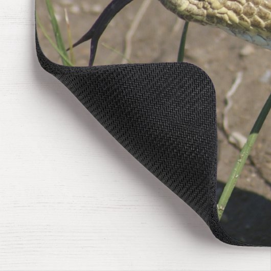 R8 Prairie Rattlesnake Head Mousepad (Ecke)