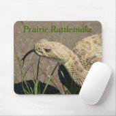 R8 Prairie Rattlesnake Head Mousepad (Mit Mouse)