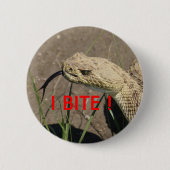 R8 Prairie Rattlesnake Head Shot Button (Vorderseite)